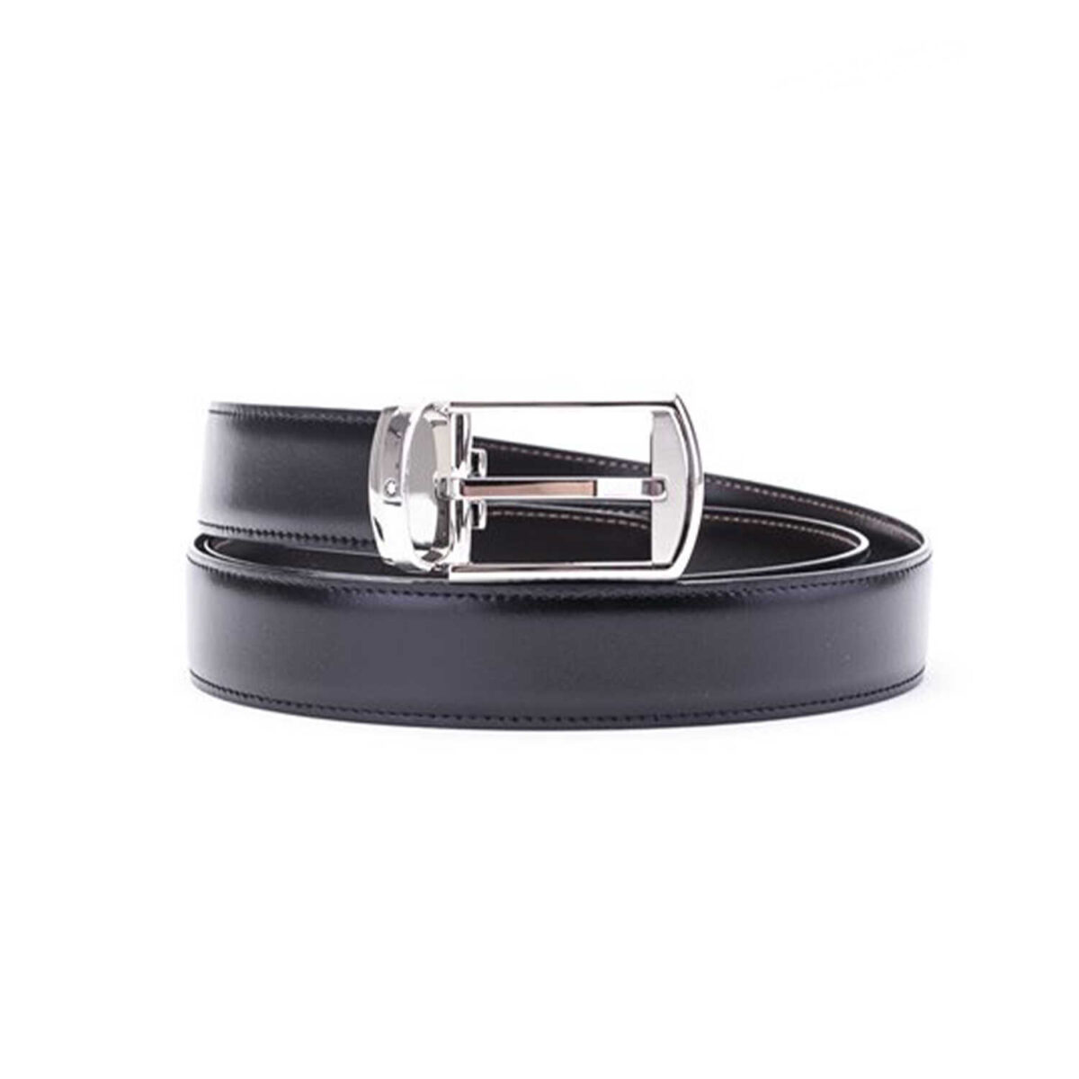 MONT BLANC RECTANGULAR BUCKLE BELT