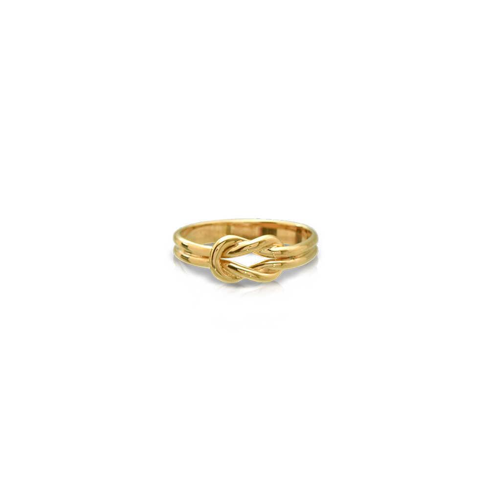 LALAOUNIS HERCULES KNOT RING, SMALL, IN 18K GOLD