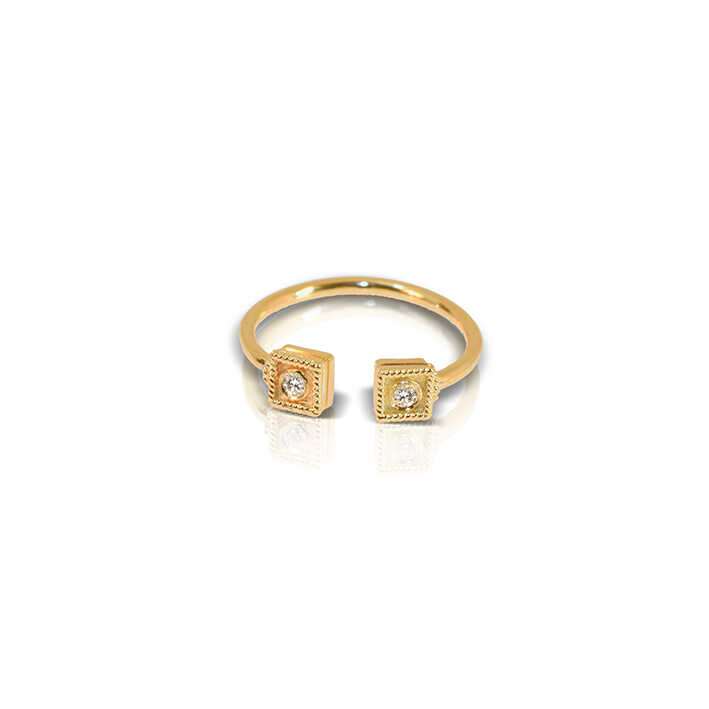 Δαχτυλίδι  με διαμάντια Κ18 Ilias LALAOUNIS The Glory of Byzantium Collection