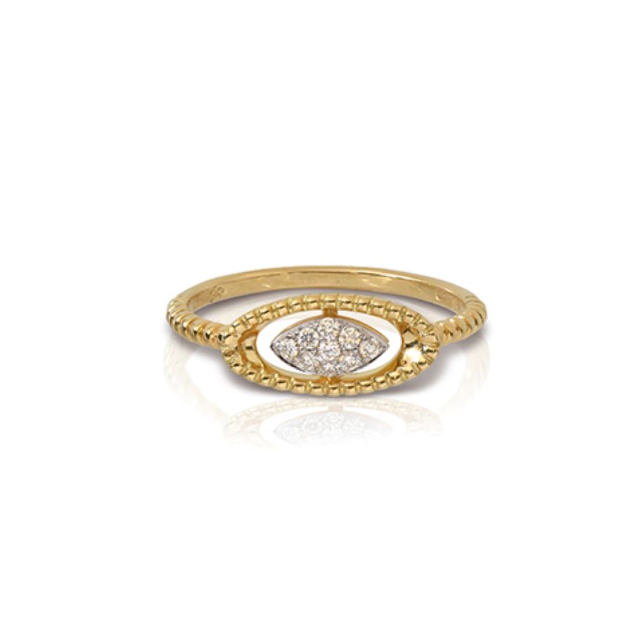 LALAOUNIS  BYZANTINE MOSAIC RING IN 18K GOLD AND DIAMONDS