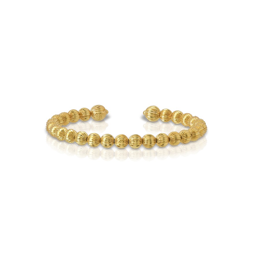 LALAOUNIS BEADED BRACELET WITH STRIPES IN 18k GOLD