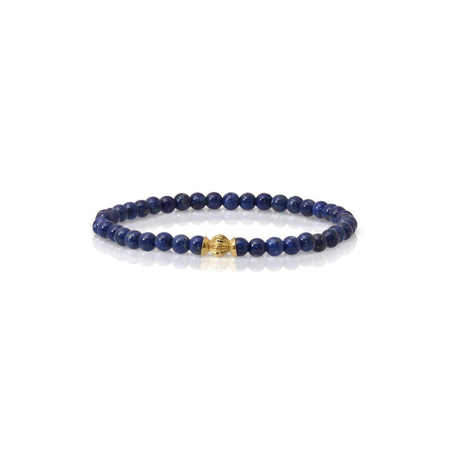 LALAOUNIS BRACELET IN 18K GOLD WITH BEADS IN SODALITE