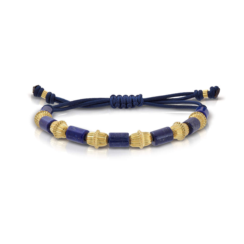 LALAOUNIS MINOAN BRACELET IN 18K GOLD AND LAPIS