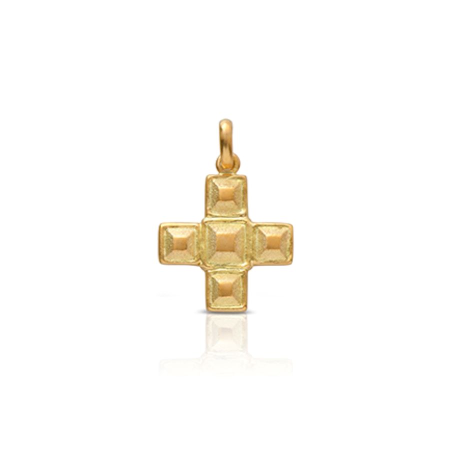 LALAOUNIS THE GLORY OF BYZANTIUM COLLECTION CROSS IN 18K GOLD
