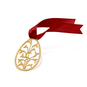 Decorative Egg Pendant Lalaounis με Κρίνους