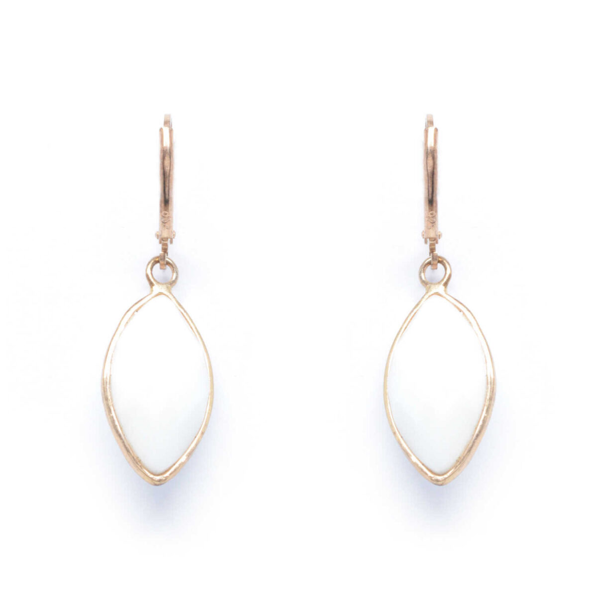 Σκουλαρίκια ασημένια με ορυκτές πέτρες