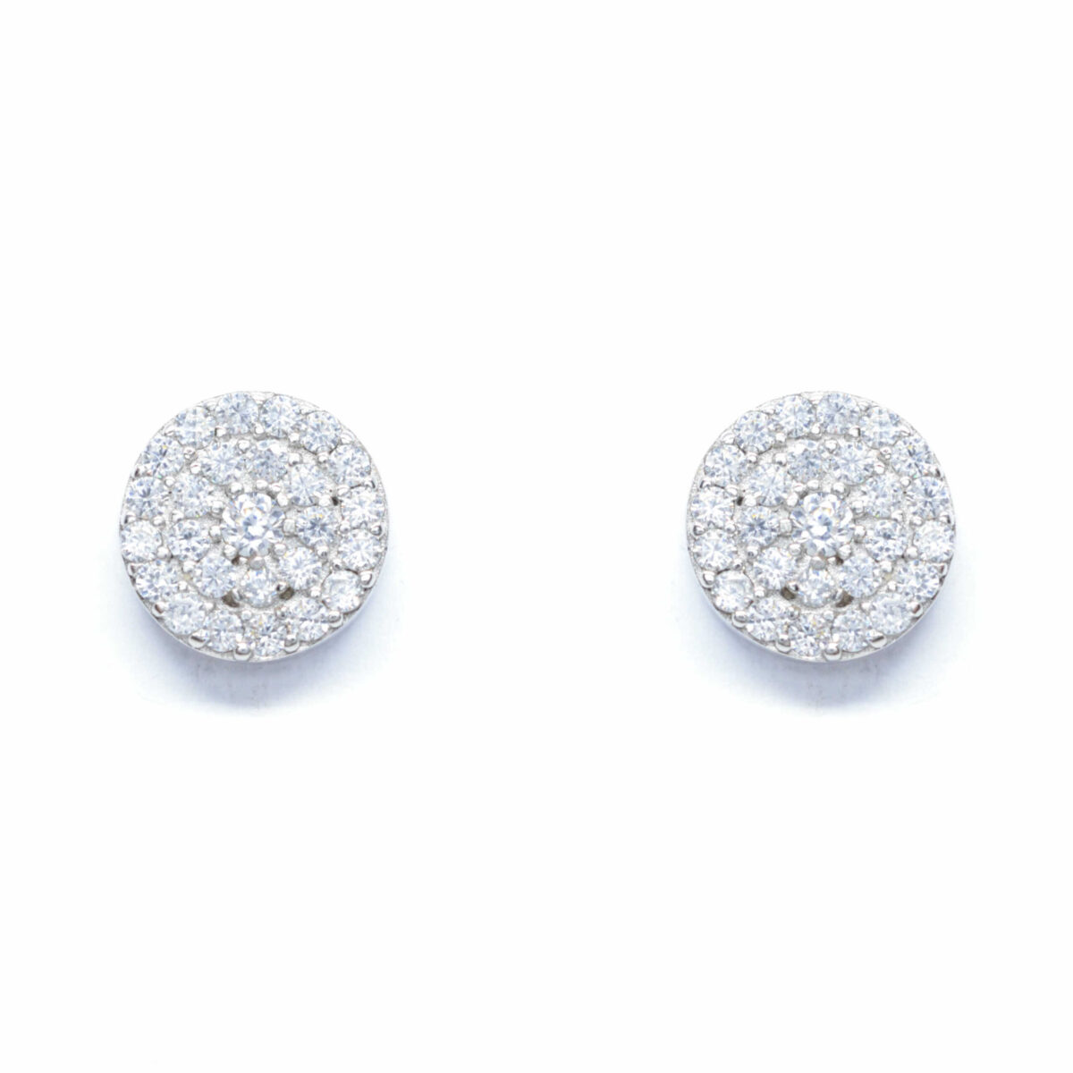 Σκουλαρίκια ασημένια με ορυκτές πέτρες