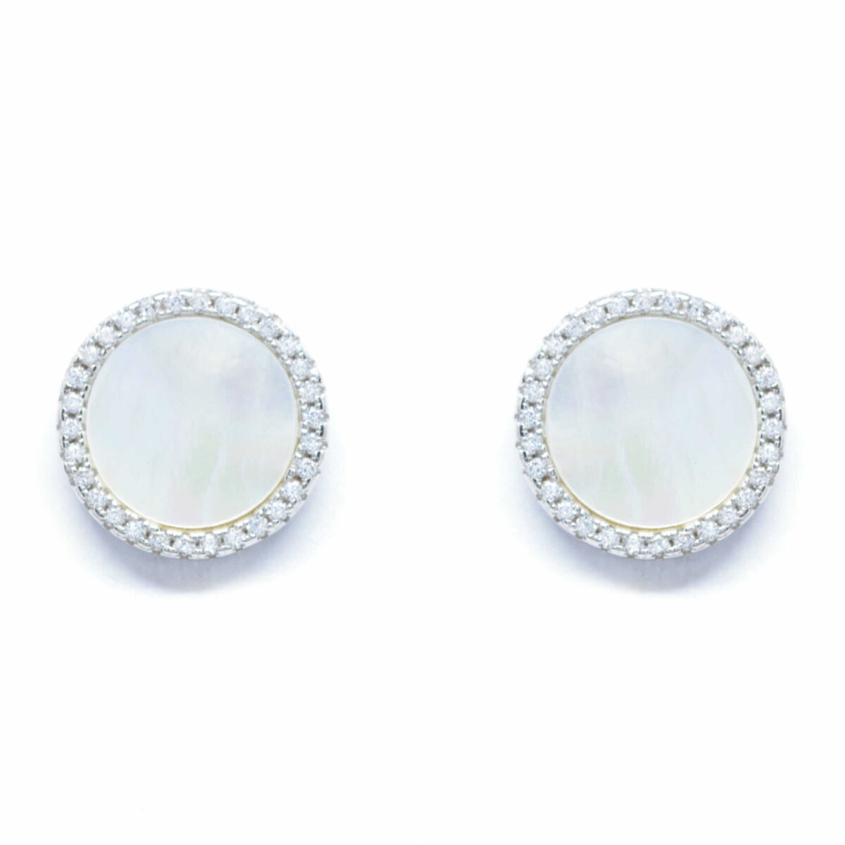 Σκουλαρίκια ασημένια με ορυκτές πέτρες