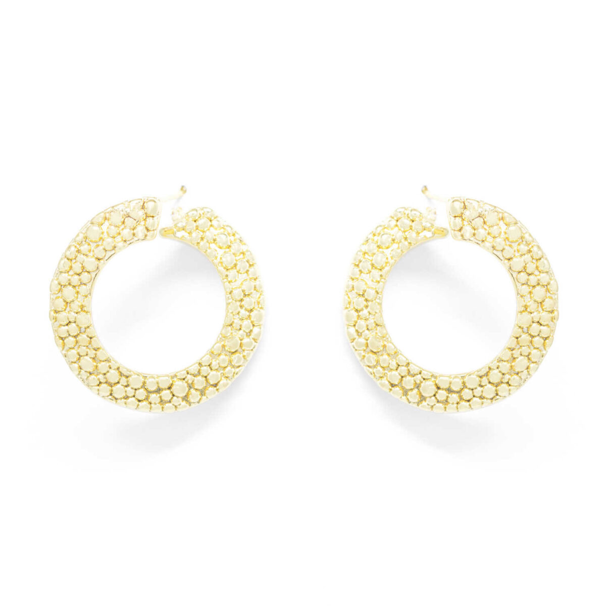 Σκουλαρίκια ασημένια με ορυκτές πέτρες