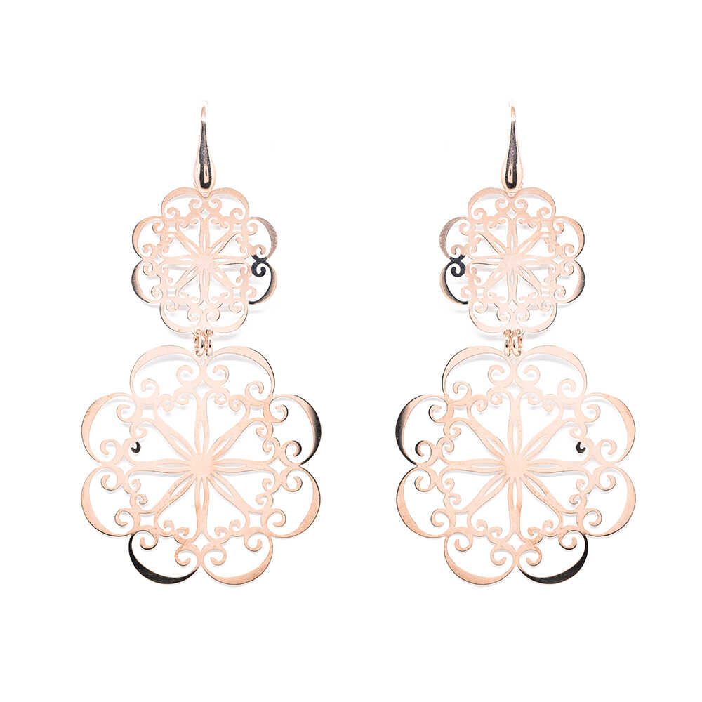 Σκουλαρίκια ροζ