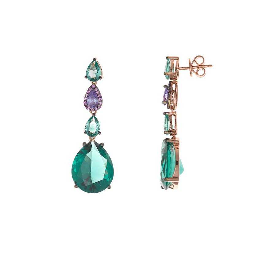 Σκουλαρίκια ροζ