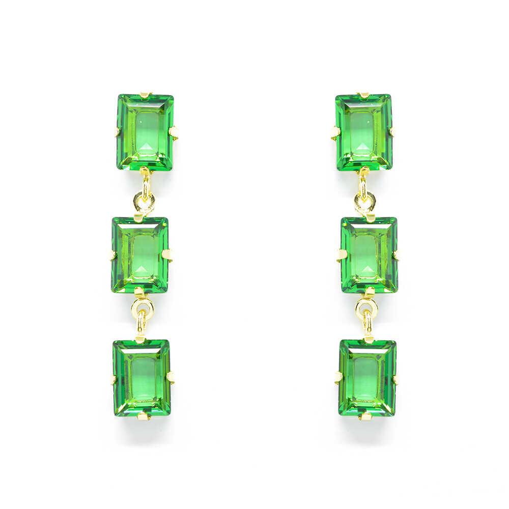 Σκουλαρίκια χρυσά elegant ριβιέρες