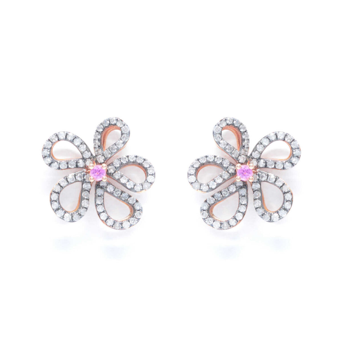 Σκουλαρίκια με διαμάντια Κ18