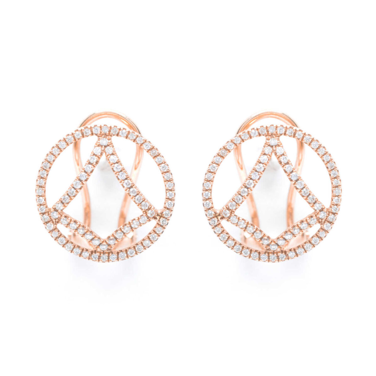 Σκουλαρίκια με διαμάντια Κ18