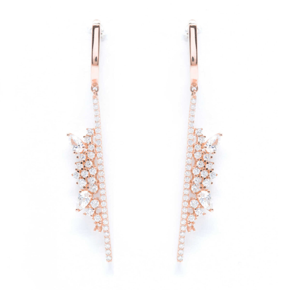 Σκουλαρίκια με πολύτιμες πέτρες K14