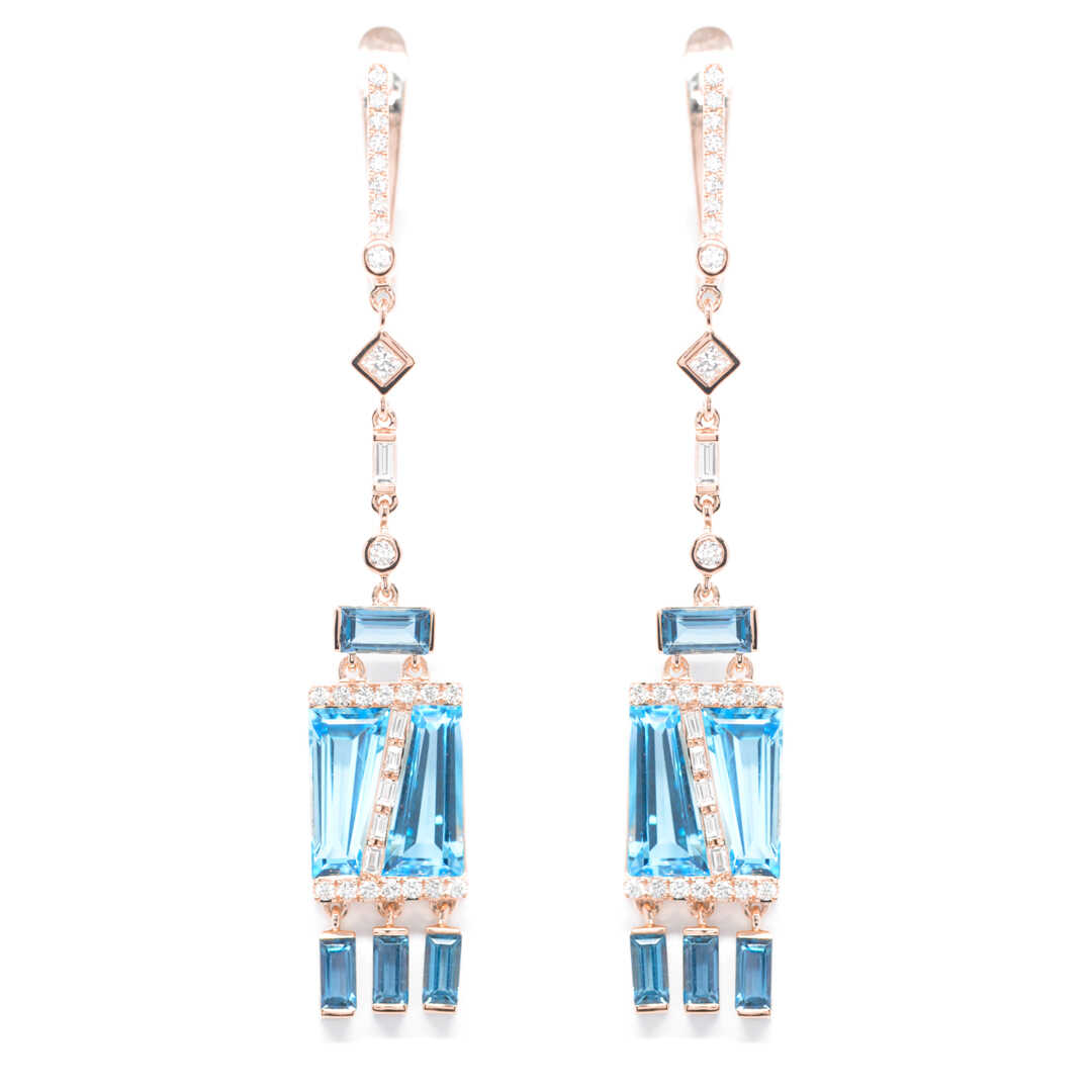 Σκουλαρίκια με διαμάντια Κ18