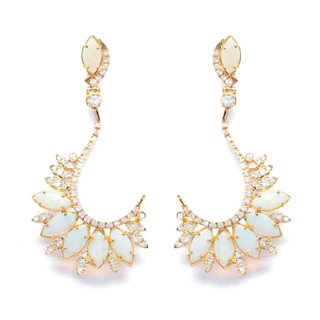 Σκουλαρίκια με διαμάντια Κ18