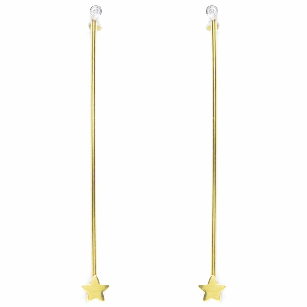 Σκουλαρίκια με διαμάντια Κ18