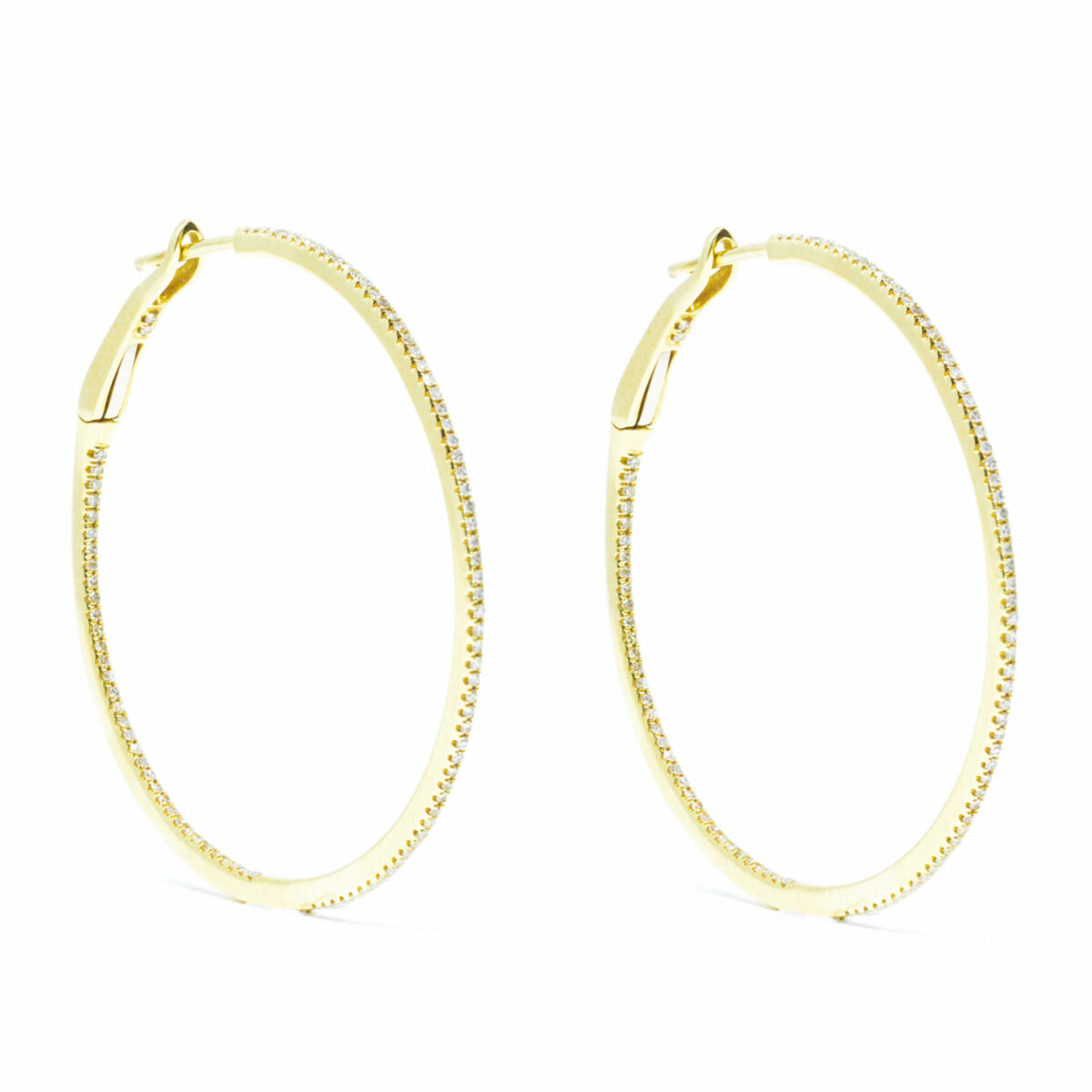 Σκουλαρίκια με διαμάντια Κ18