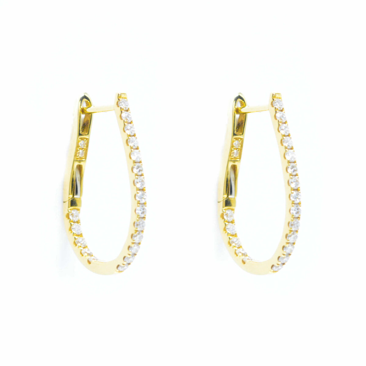 Σκουλαρίκια με διαμάντια Κ18