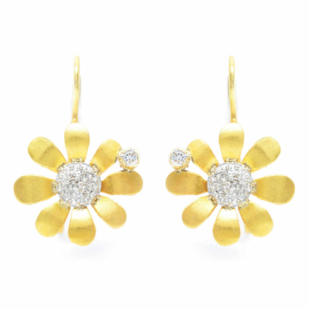 Σκουλαρίκια με πολύτιμες πέτρες K14