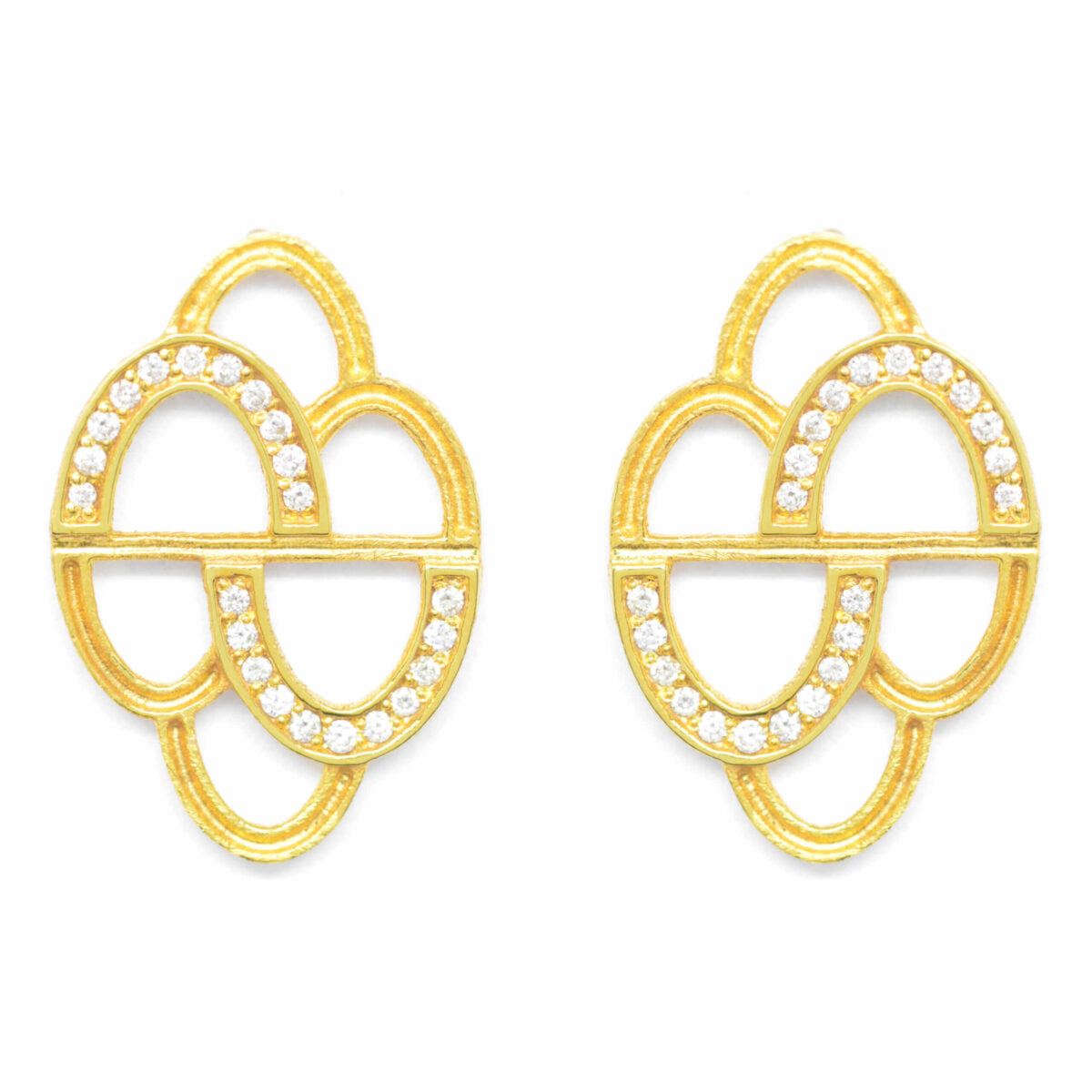 Σκουλαρίκια με διαμάντια Κ18