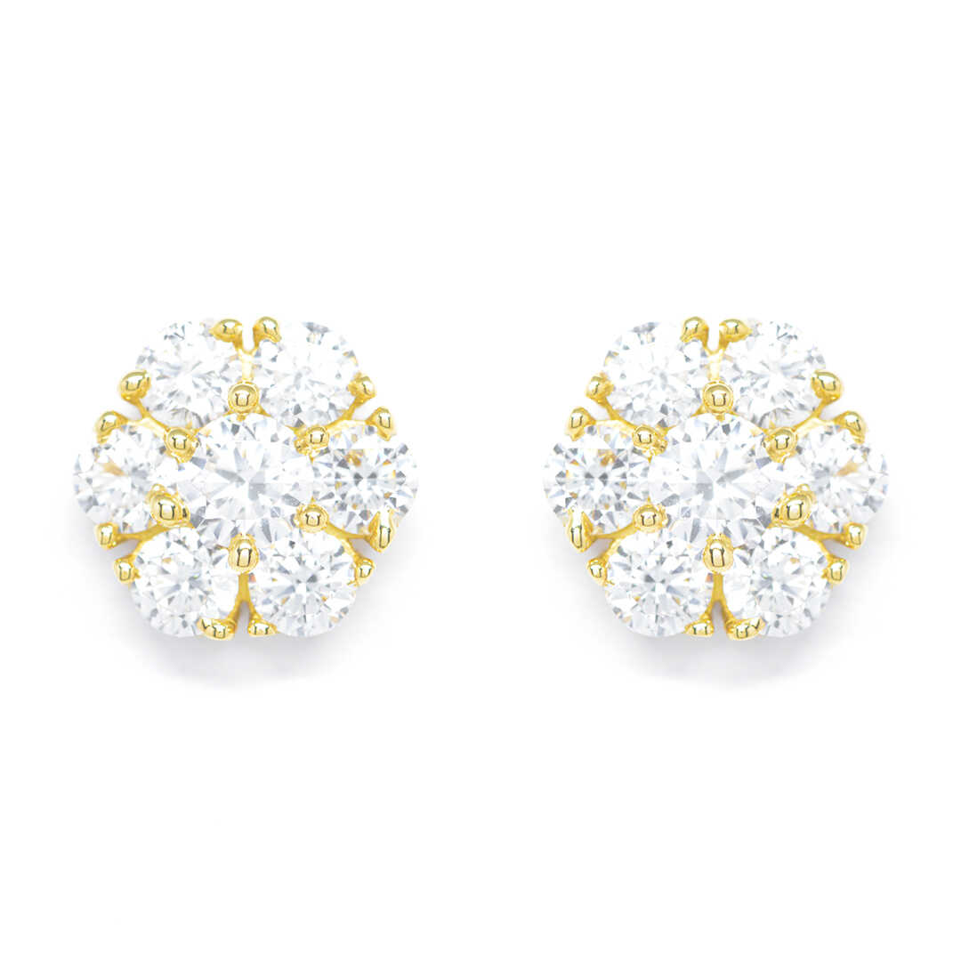 Σκουλαρίκια με πολύτιμες πέτρες Κ14