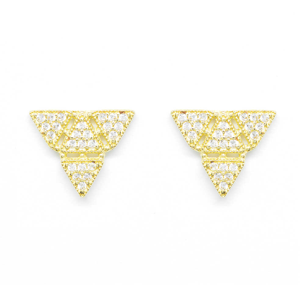 Σκουλαρίκια με πολύτιμες πέτρες Κ14