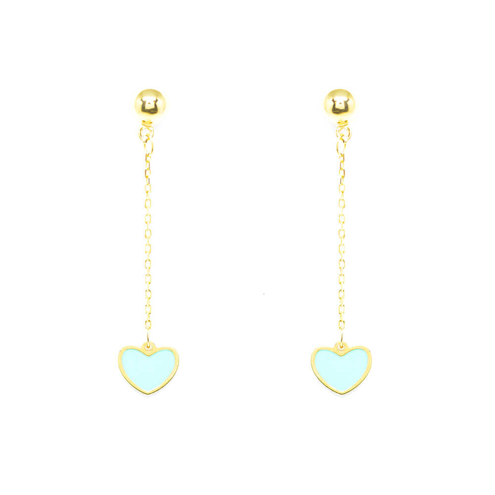 Σκουλαρίκια με πολύτιμες πέτρες Κ14