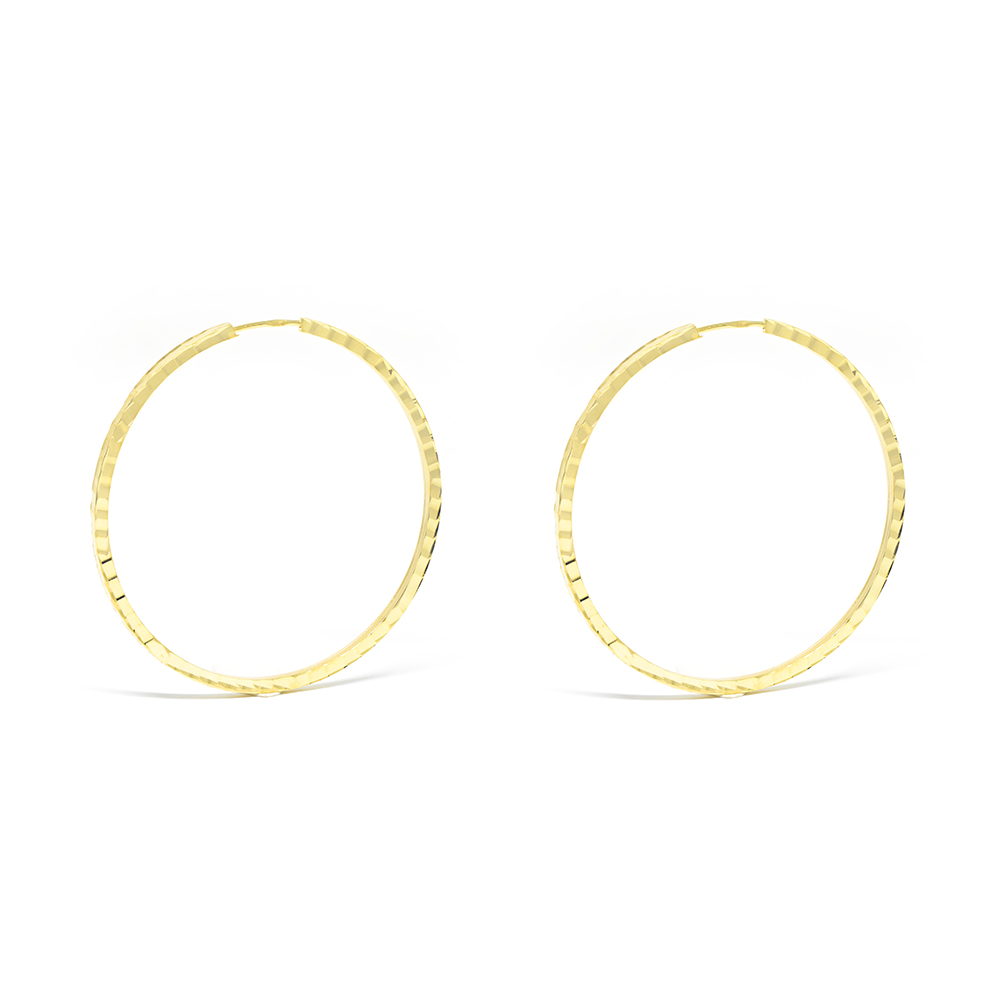 Σκουλαρίκια Κρίκοι minimal  από Χρυσό 14k