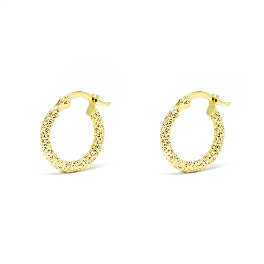 Σκουλαρίκια Κρίκοι minimal  από Χρυσό 14k