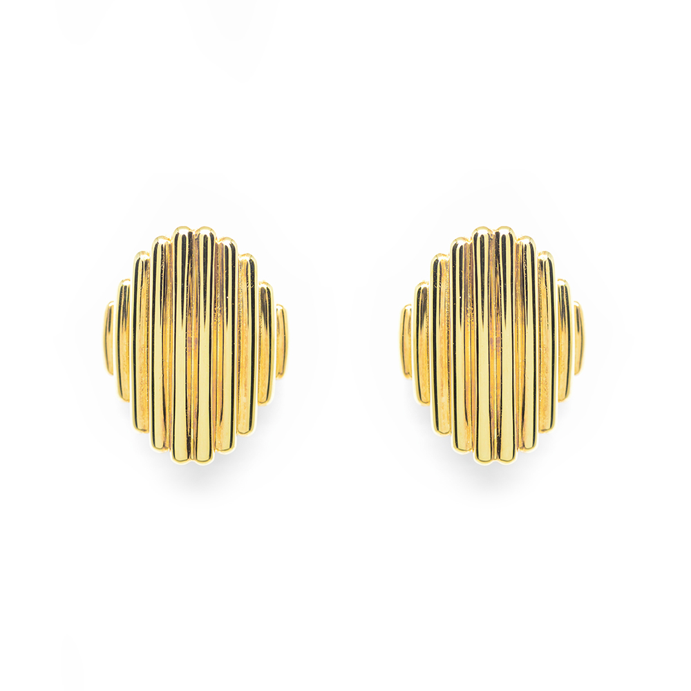 Σκουλαρίκια bold  από κίτρινο χρυσό Κ18