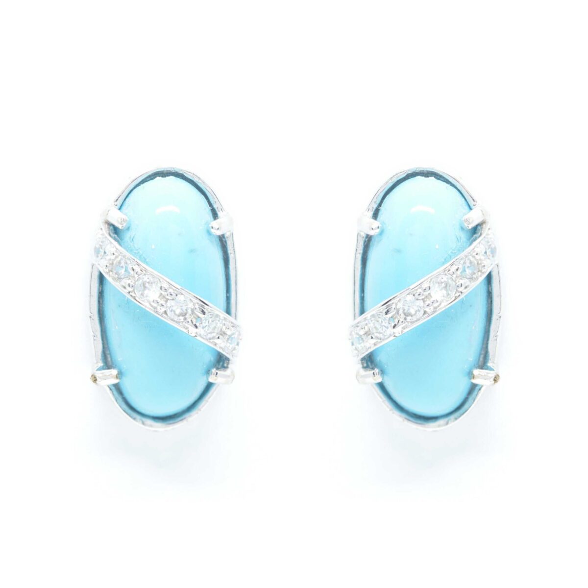 Σκουλαρίκια με πολύτιμες πέτρες K14