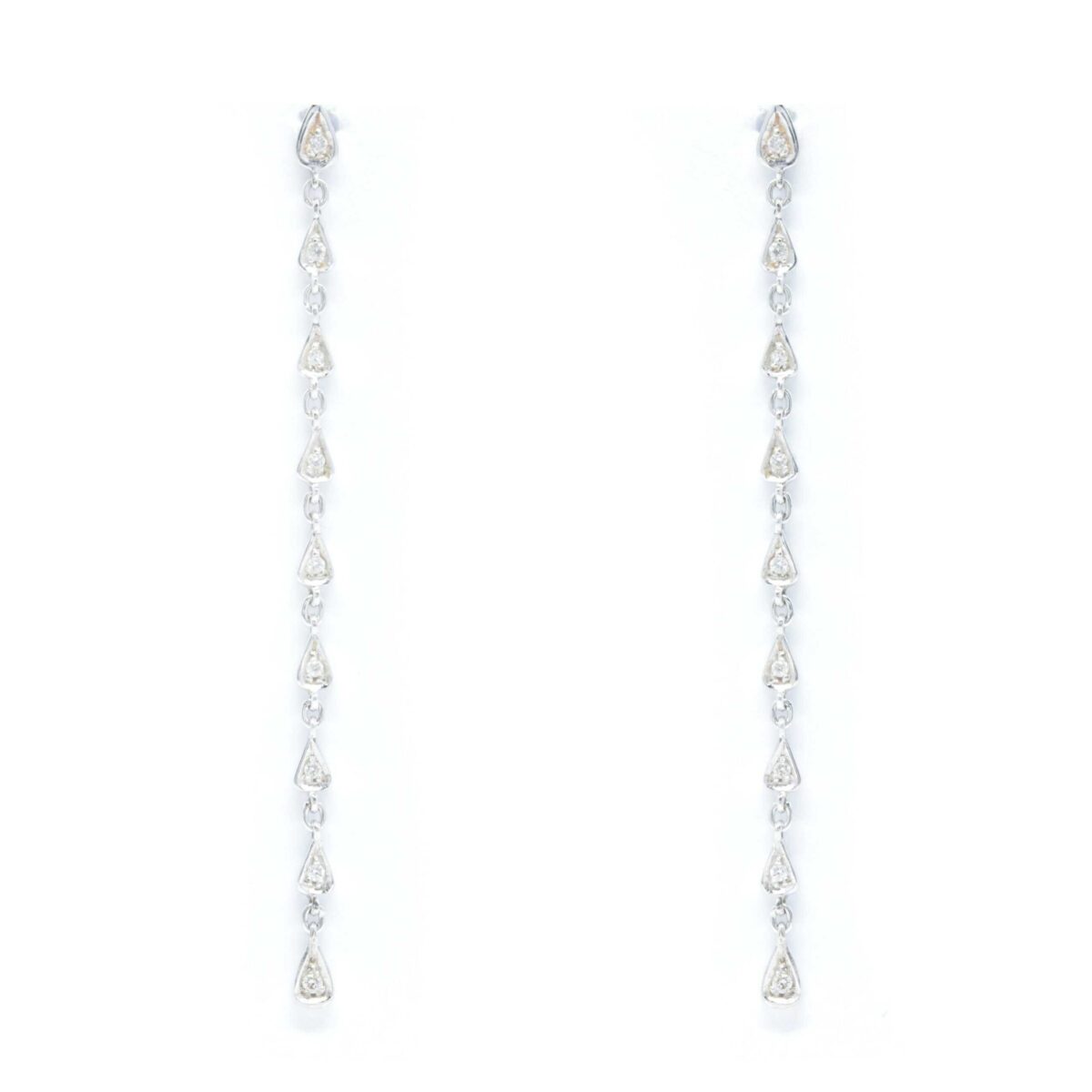 Σκουλαρίκια με διαμάντια Κ18