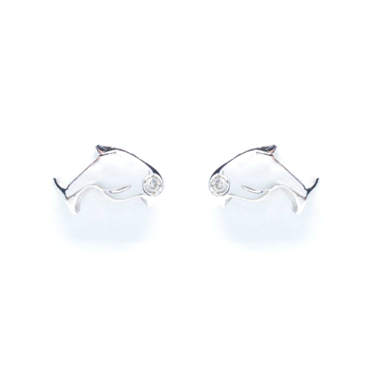 Σκουλαρίκια με διαμάντια Κ18