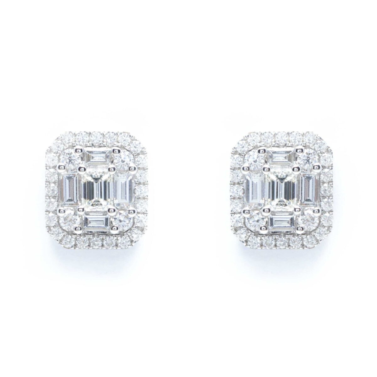 Σκουλαρίκια με διαμάντια Κ18