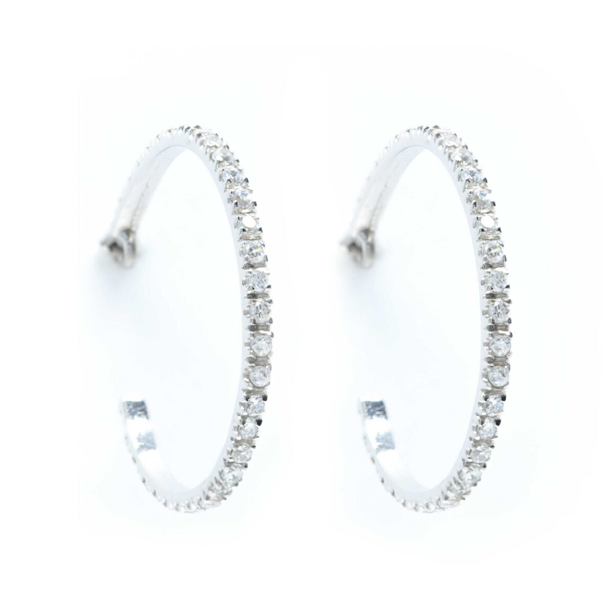 Σκουλαρίκια με διαμάντια Κ18