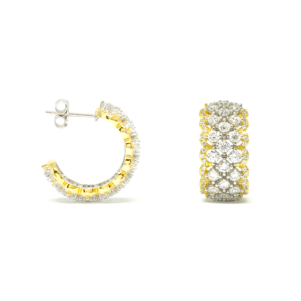 Σκουλαρίκα glam Χρυσά