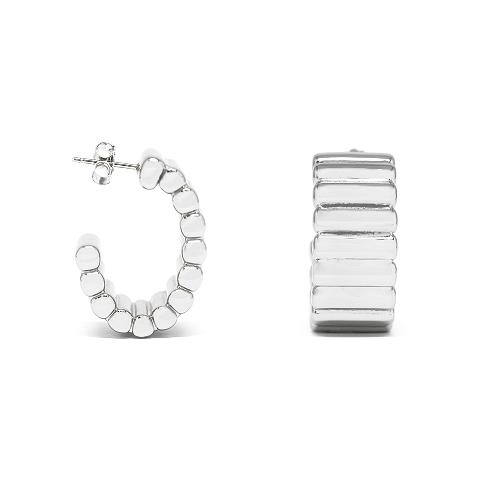 Σκουλαρίκια Ασημένια Bold