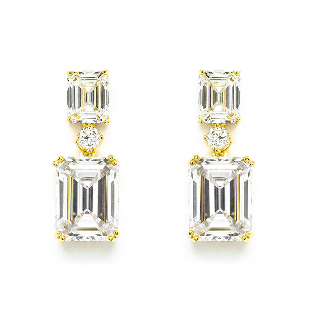 Σκουλαρίκα glam Χρυσά