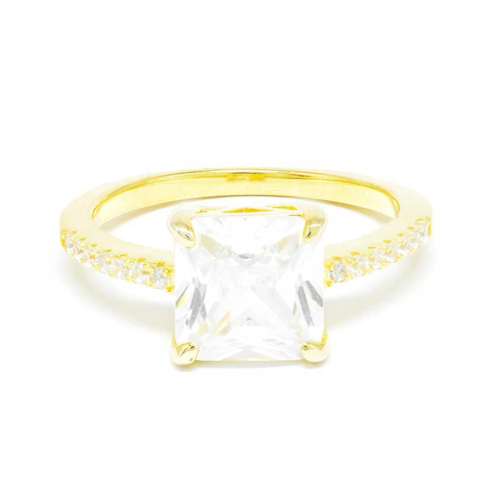 Δαχτυλίδι Χρυσό μοντέρνο μονόπετρο