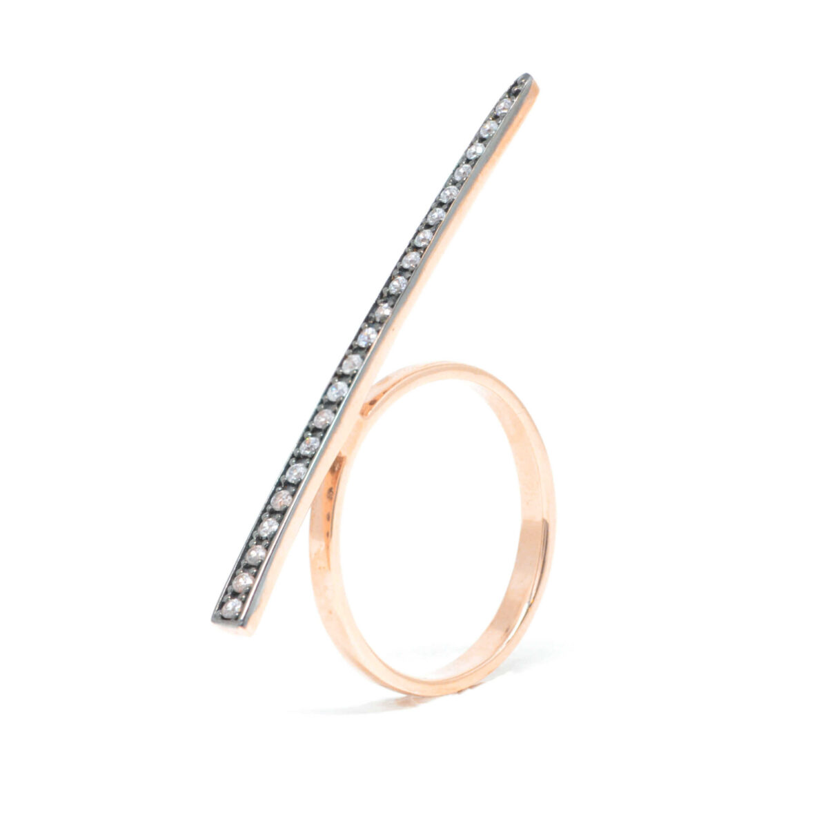 Δαχτυλίδι χρυσό με πολύτιμες πέτρες K14