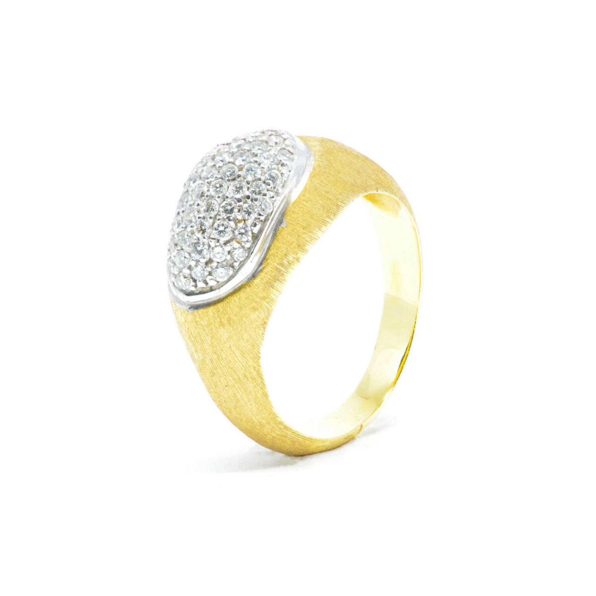 Δαχτυλίδι χρυσό με διαμάντια  Κ18