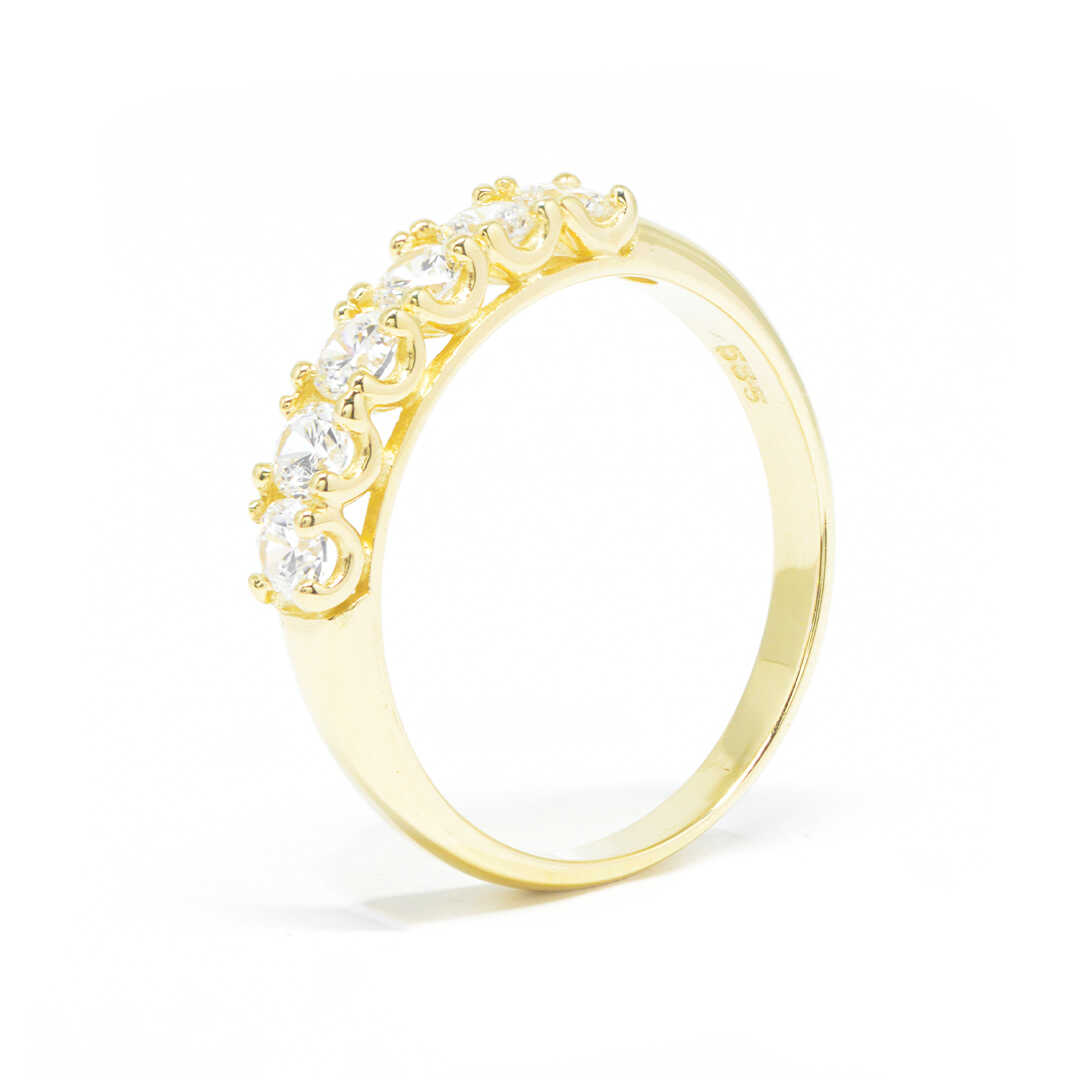 Δαχτυλίδι χρυσό με πολύτιμες πέτρες Κ14