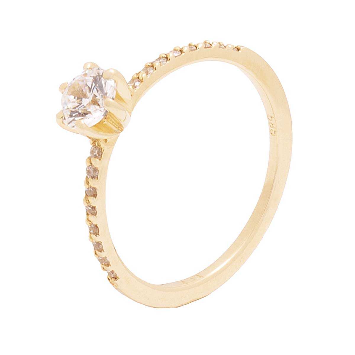 Δαχτυλίδι χρυσό με πολύτιμες πέτρες Κ14