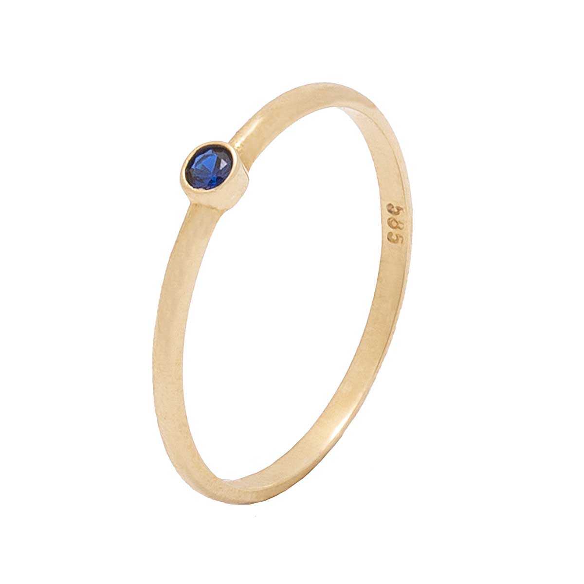 Δαχτυλίδι χρυσό με πολύτιμες πέτρες Κ14