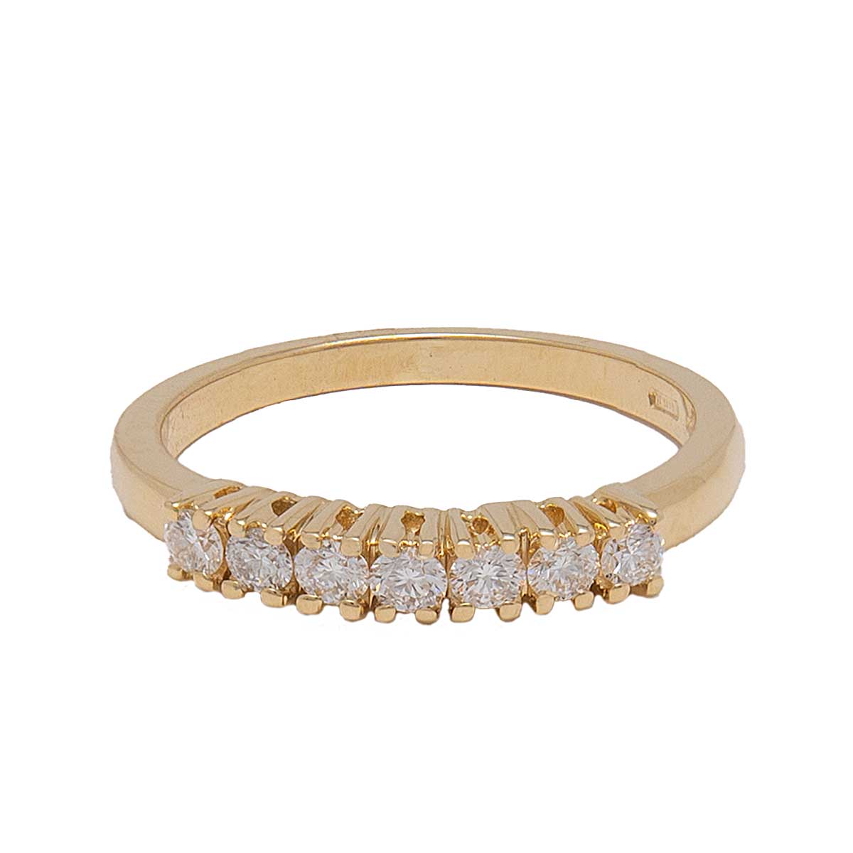 Δαχτυλίδι χρυσό με διαμάντια  Κ18