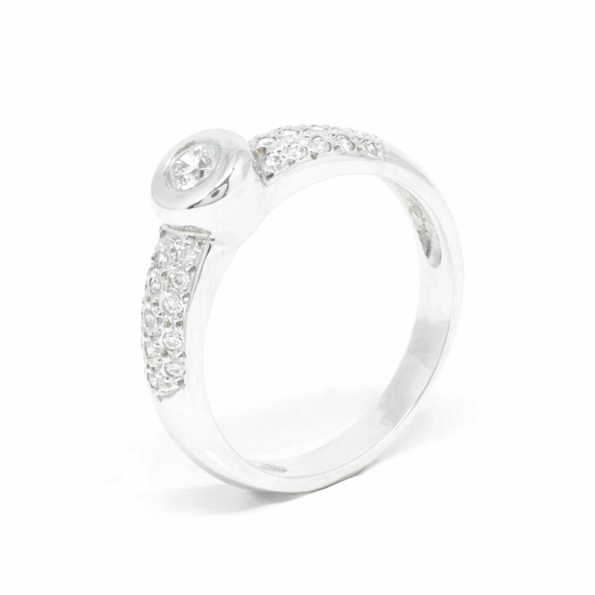 Δαχτυλίδι χρυσό με πολύτιμες πέτρες K14