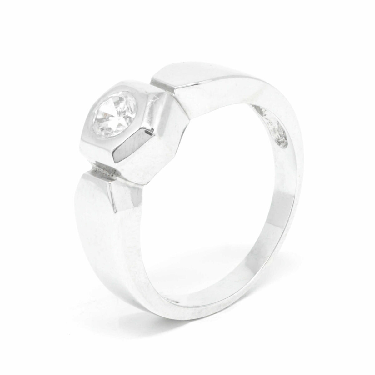 Δαχτυλίδι χρυσό με πολύτιμες πέτρες K14