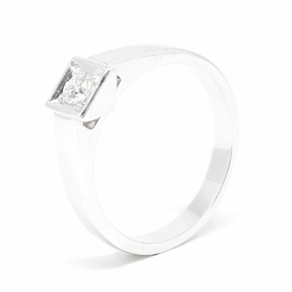 Δαχτυλίδι χρυσό με διαμάντια  Κ18